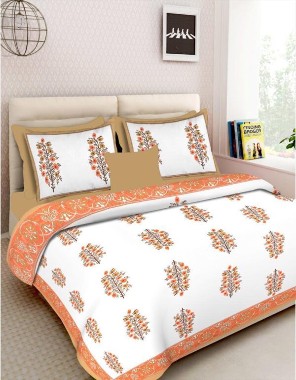 HandBlock Cotton Bed sheets