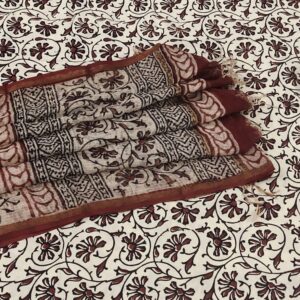 Bagru Hand Block Printed Cotton Salwar Suit with Kota Doriya Dupatta
